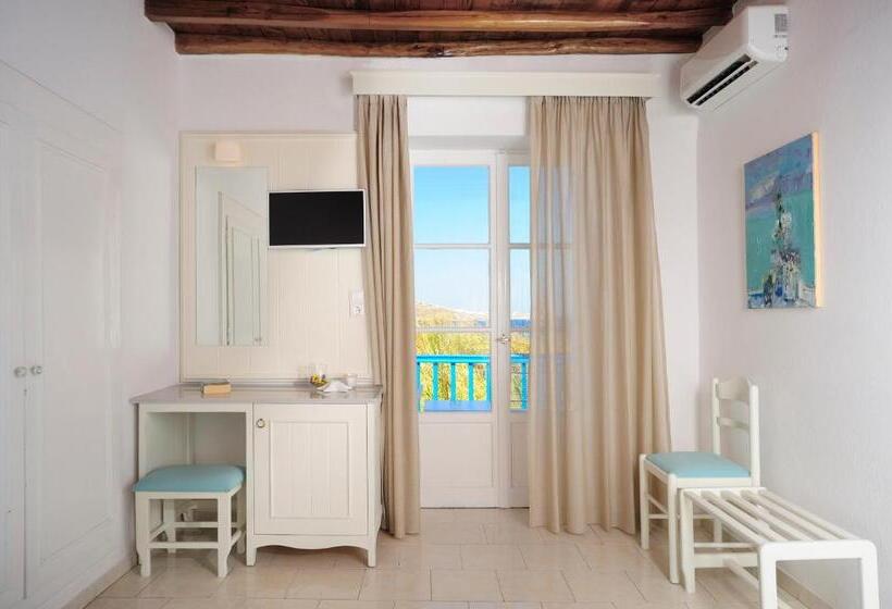 اتاق استاندارد چهار تخته با چشم‌انداز دریا, Mykonos Beach