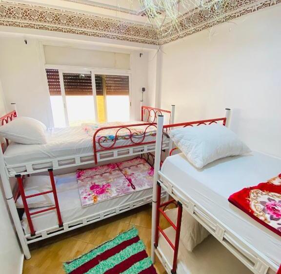 共用房间的床, Azoul Surf Hostel Taghazout