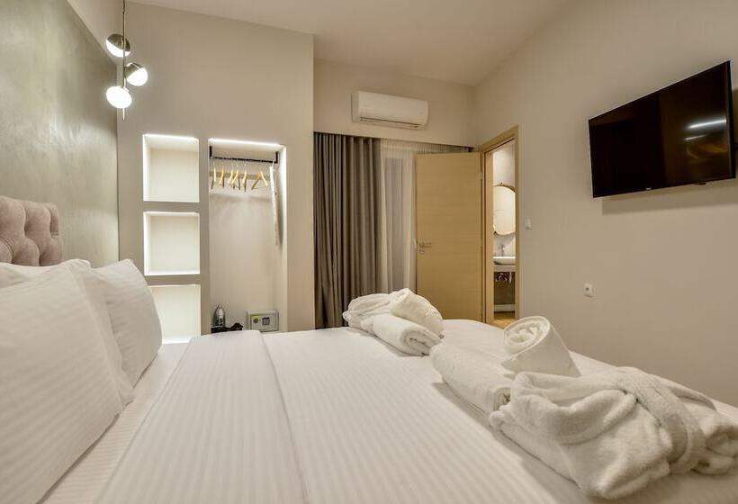 침실 1개 디럭스 아파트, A.p. Acropolis View Apartments