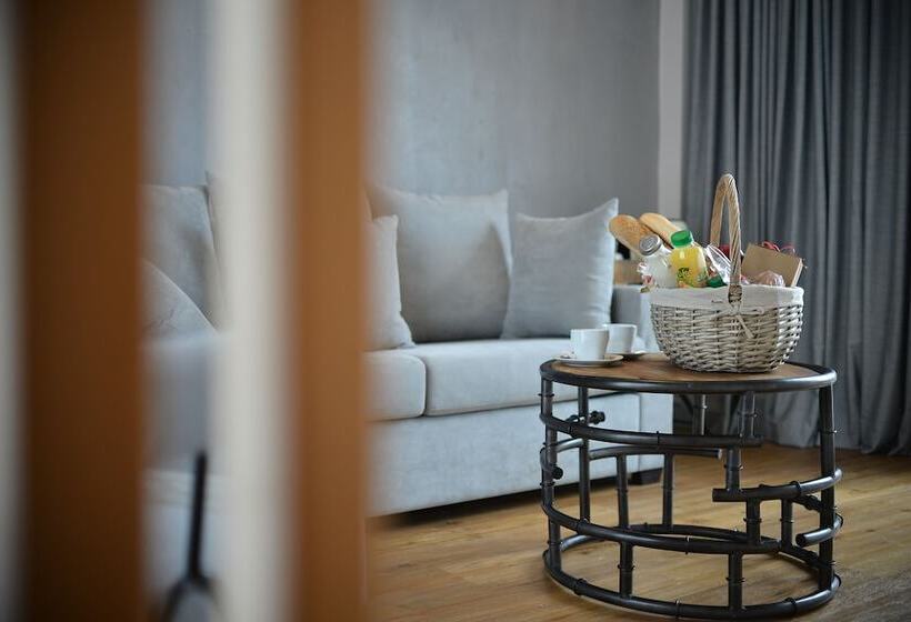 침실 1개 디럭스 아파트, A.p. Acropolis View Apartments