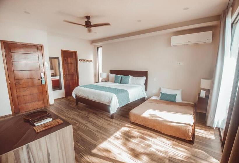 Suite with lake view, Mbh Maya Bacalar Hotel Boutique
