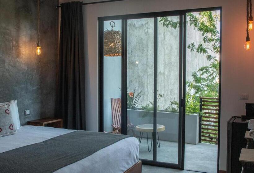 带大床的套房, Little Gem Hotel Tulum La Veleta
