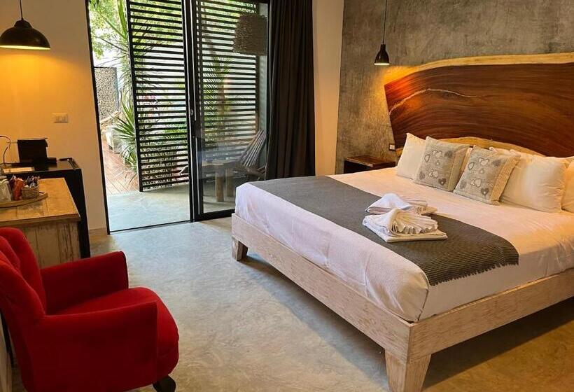 带大床的套房, Little Gem Hotel Tulum La Veleta