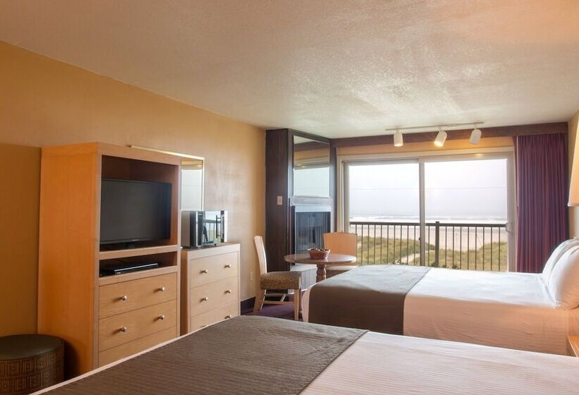 Номер Стандарт 2 Двуспальные Кровати, Hi Tide Oceanfront Inn