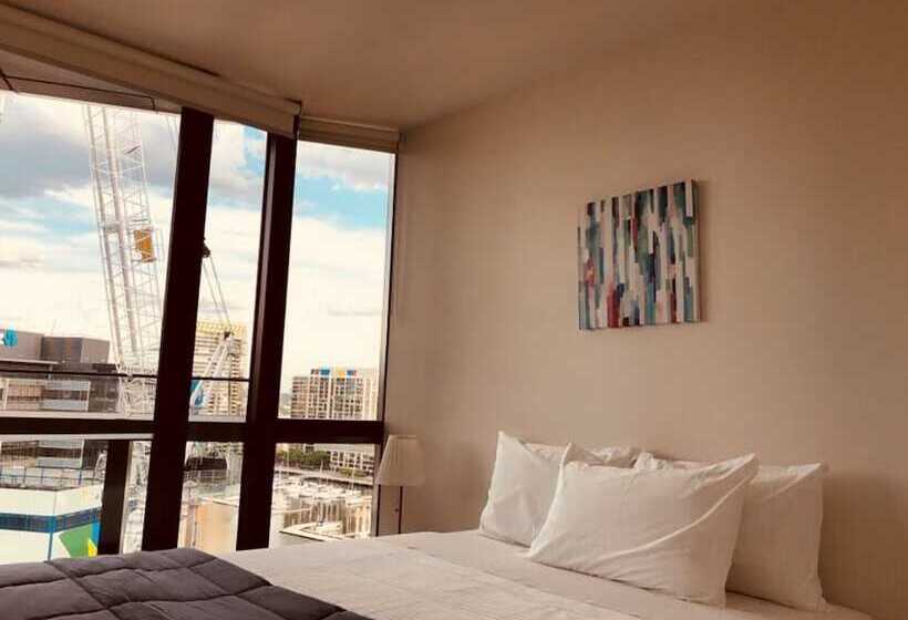침실 1개 이그제큐티브 아파트, Winston Apartments Docklands