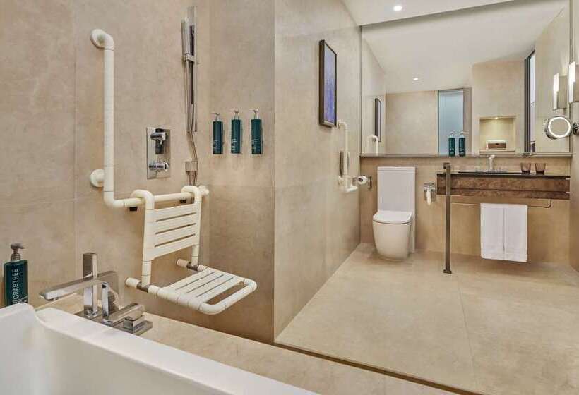 장애인을 위한 킹사이즈 침대 스탠다드 룸, The Inverness Denver, a Hilton Golf & Spa Resort