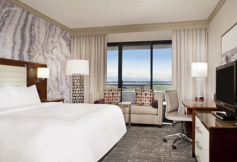 스탠다드 룸 더블 침대, Denver Airport Marriott At Gateway Park