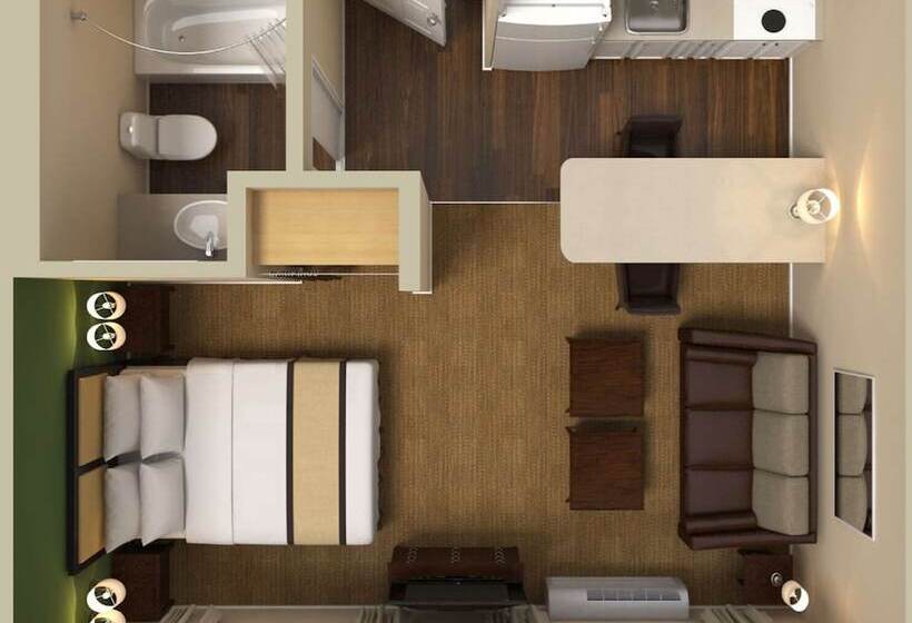 스위트, Extended Stay America Select Suites   Orlando   Lake Mary   1040 Greenwood Blvd