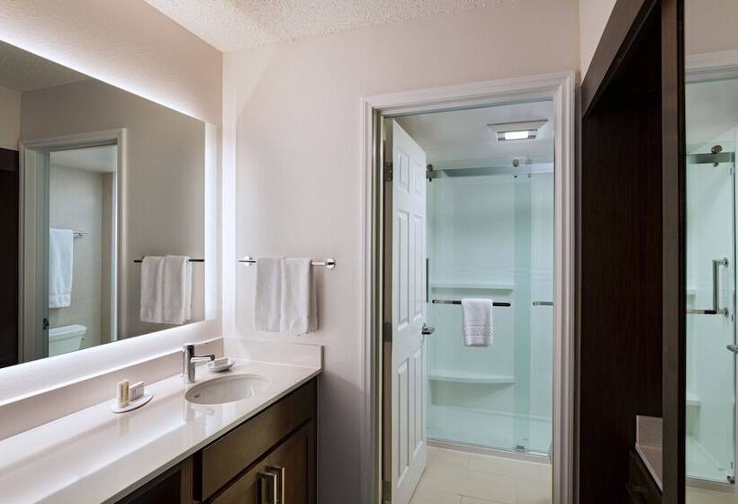 带2个卧室的套房, Residence Inn By Marriott Austin The Domain Area