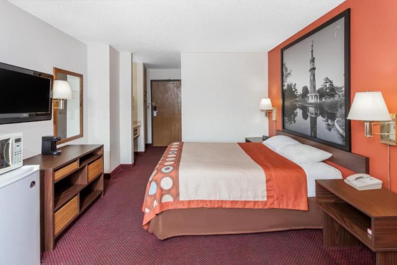 스탠다드 룸 킹사이즈 침대, Super 8 By Wyndham Washington/peoria Area