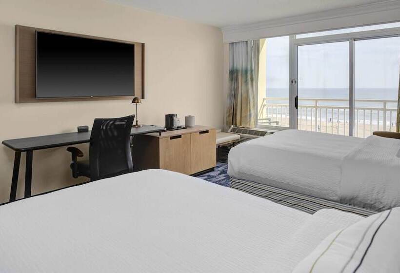 Номер Стандарт 2 Двуспальные Кровати, Fairfield Inn & Suites By Marriott Virginia Beach Oceanfront