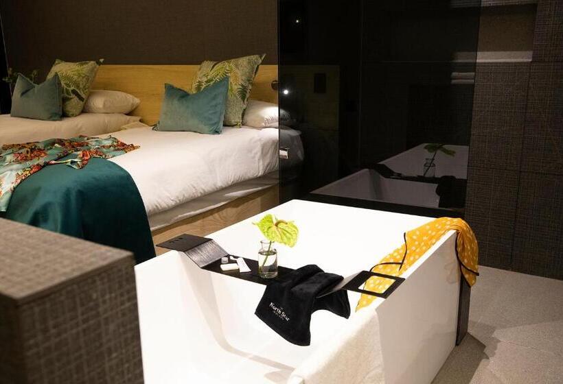 غرفة قياسية مطلّة علي البحر مزوَّدة بشُرفة, North Star Micro