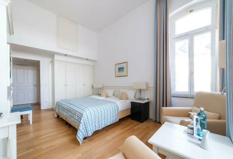 디럭스 룸 바다 전망, Strandhotel Kurhaus Juist