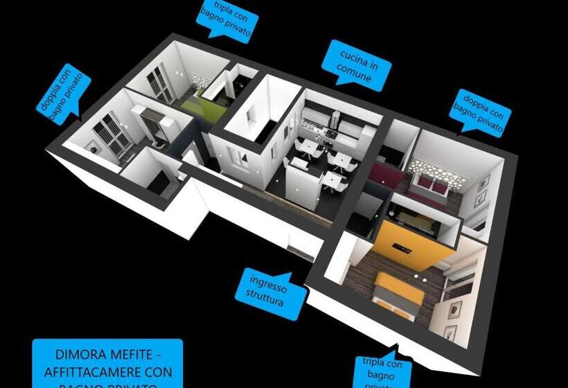 اتاق استاندارد, Dimora Mefitecamere Con Bagno Privato E Self Checkin