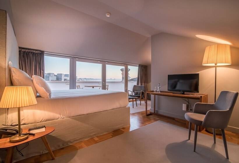 اتاق لوکس با چشم‌انداز دریا, Villa Cascais Boutique
