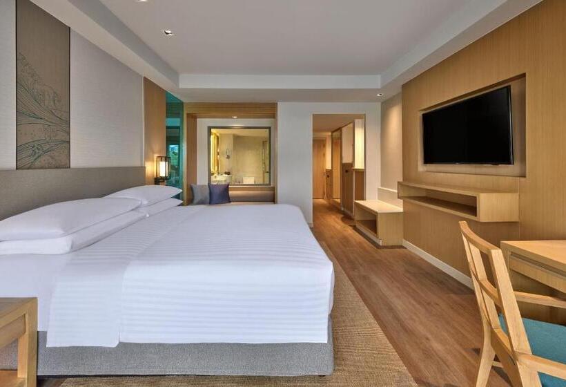 스탠다드 룸 킹사이즈 침대, Phuket Marriott Resort & Spa Merlin Beach