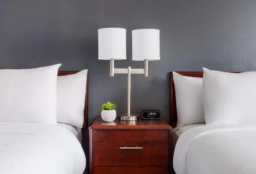 带2个双人床的标准工作室, Springhill Suites Manchesterboston Regional Airport