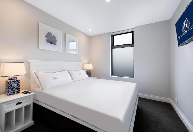 شقة ديلوكس غرفتين نوم, The Hamptons Apartments  St Kilda