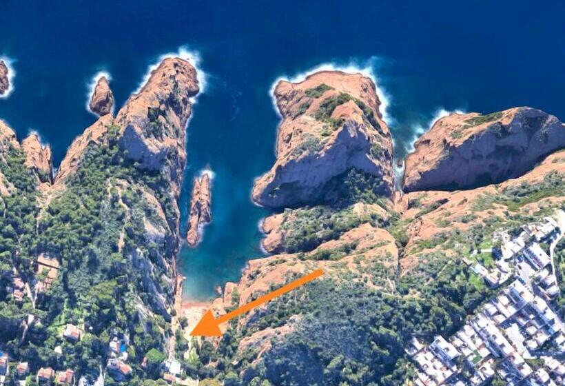 Апартаменты 1 Спальня с Террасой, La Calanque De Figuerolles