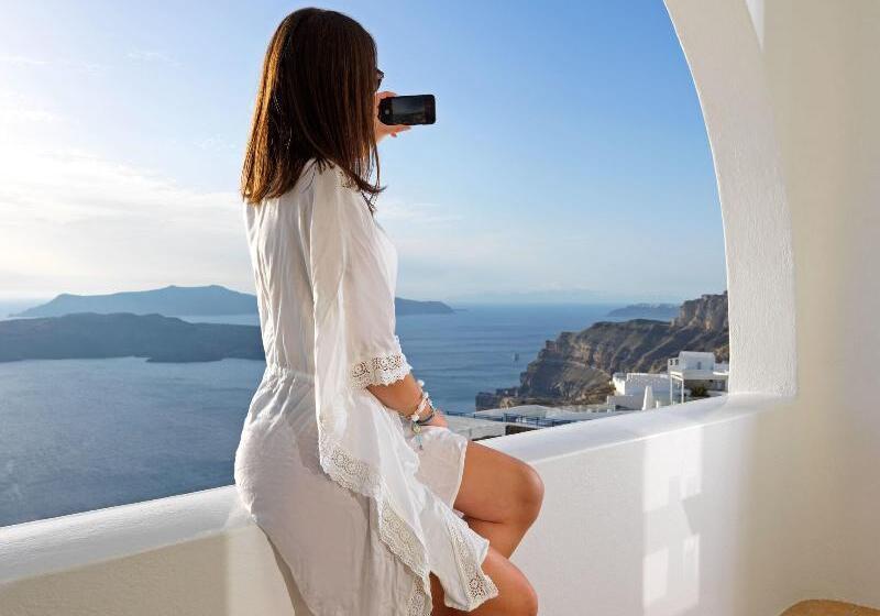 스탠다드 룸 바다 전망, Lilium Hotel Santorini
