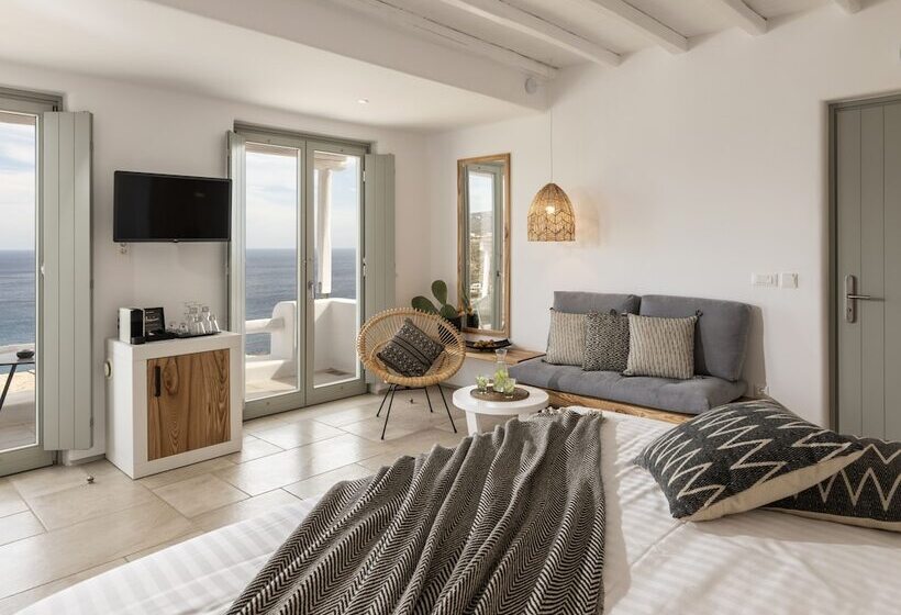 Люкс Премиум Вид на Море, Mykonos Bliss Cozy Suites Adults Only