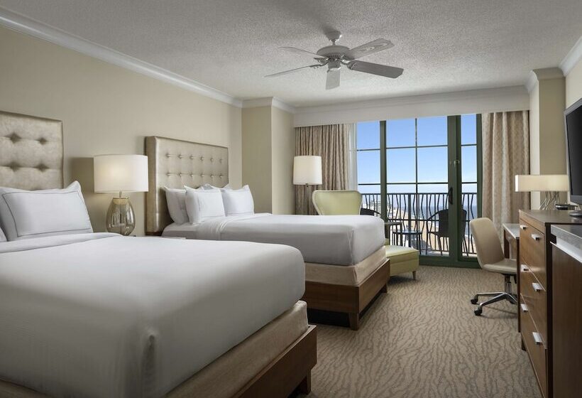스탠다드 룸 더블 침대 2개, Hilton Virginia Beach Oceanfront
