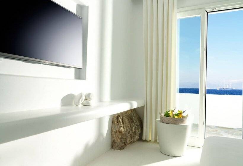 디럭스 룸 바다 전망, Mykonos Bay Resort & Villas