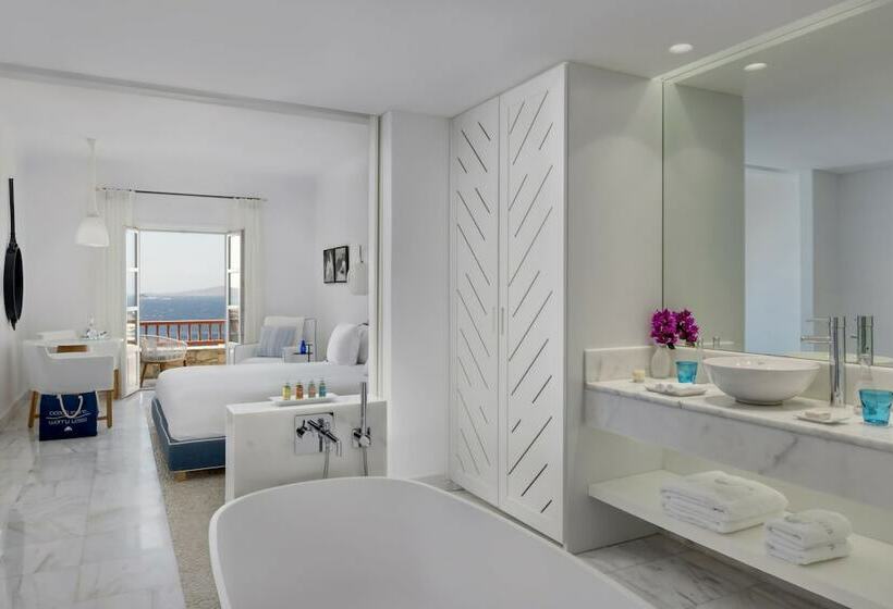 带海景的行政套房, Mykonos Grand Hotel & Resort