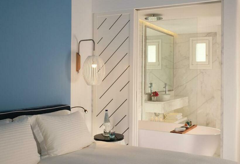 带花园景观高级房间, Mykonos Grand Hotel & Resort