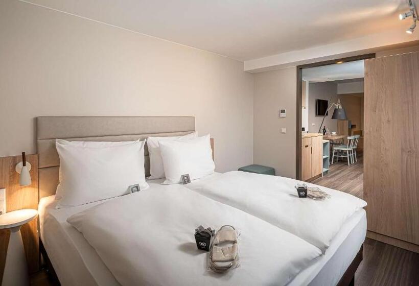 １ベッドルームのデラックスアパートメント, Elaya Hotel Oberhausen Ehemals Ana Living Oberhausen By Arthotel Ana