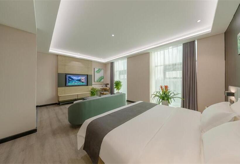 Номер Премиум, Thank Inn Chain Hotel Lanshan District Yitang