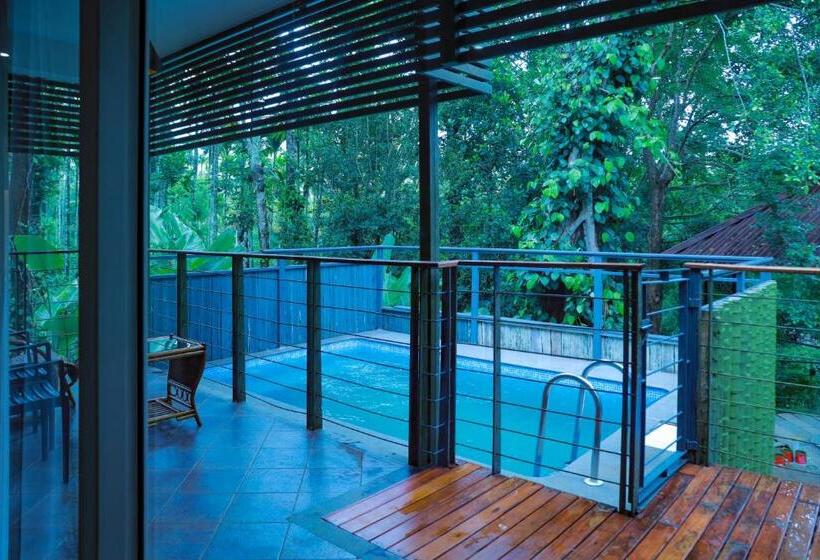 Вилла с 1 спальней и бассейном, Kuruva Island Resort And Spa   By Kabini Breeze, Wayanad
