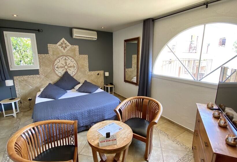 Люкс, Logis Hôtel Les Ii Mas   Perpignan Sud