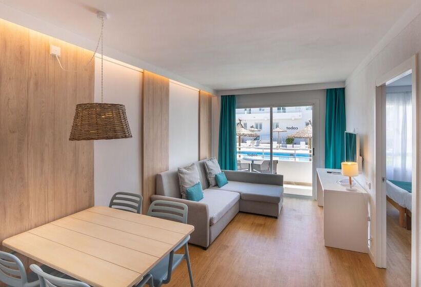 Апартаменты 1 Спальня Вид на Бассейн, Cabot Hobby Club Apartments