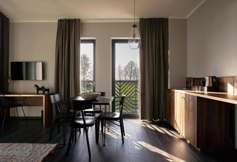 可观山景的小型套房, Lake Hill Karkonosze Resort & Spa