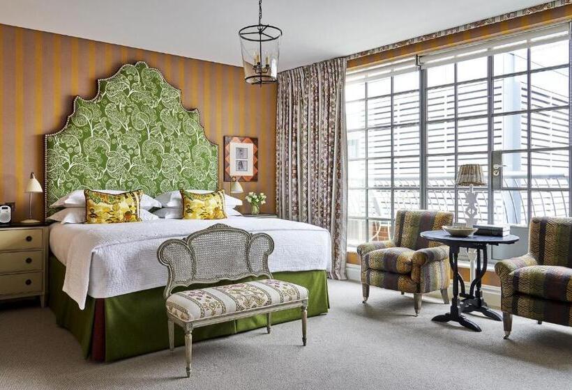 带阳台的豪华间, The Soho Hotel, Firmdale Hotels