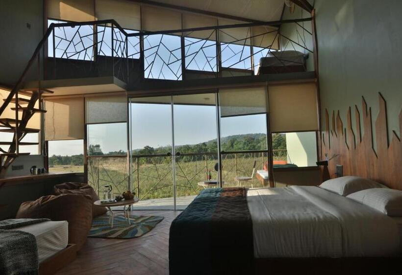 豪华湖景房, Tadoba Jungle Camp