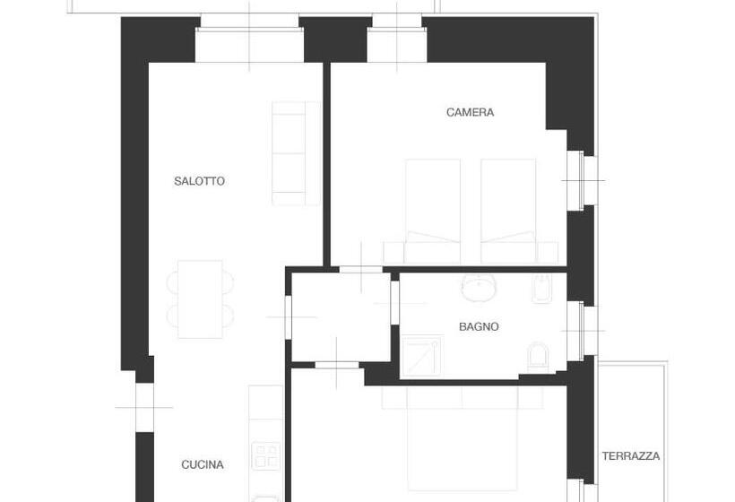 Апартаменты Пентхаус 1 Спальня, Residence Aurora