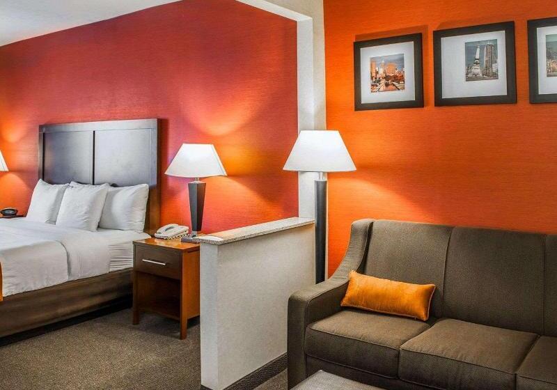 Suite Łóżko King Size, Quality Suites Ne Indianapolis Fishers