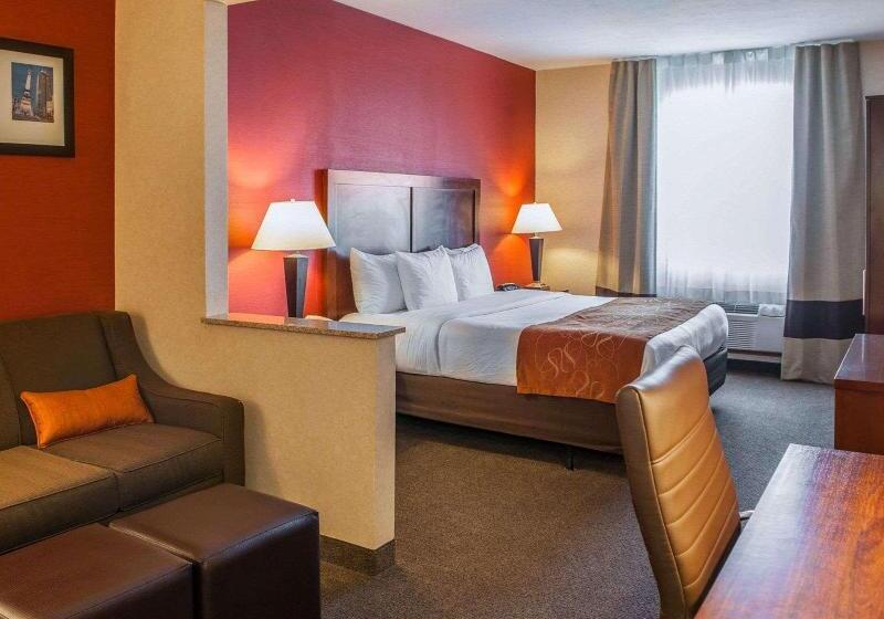 Suite Łóżko King Size, Quality Suites Ne Indianapolis Fishers
