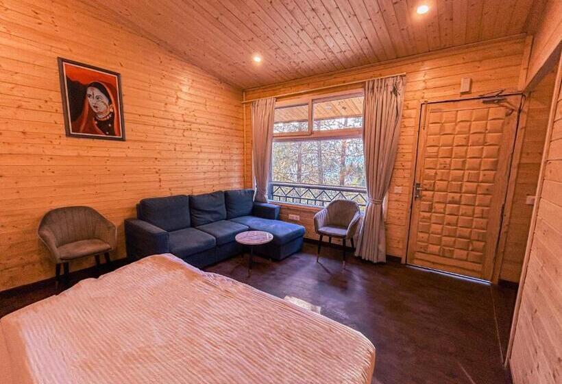 스탠다드 룸 킹사이즈 침대, Thehimalayanliving Whistling Pines