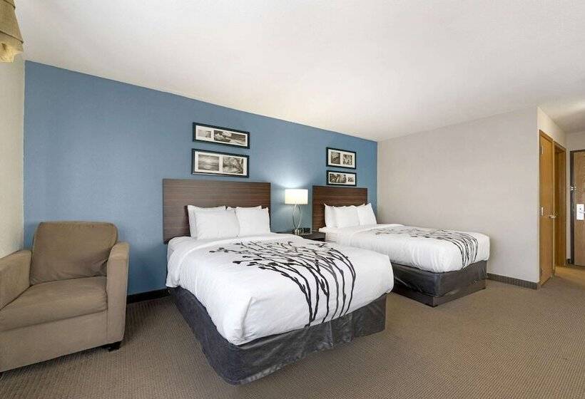 Номер Стандарт 2 Двуспальные Кровати, Sleep Inn & Suites Hays I70