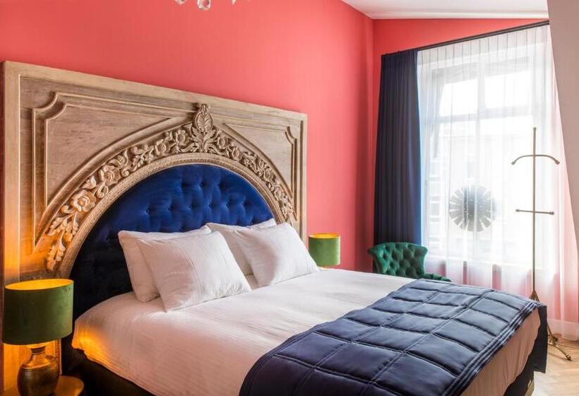 디럭스 룸 킹사이즈 침대, Boutiquehotel  T Gerecht