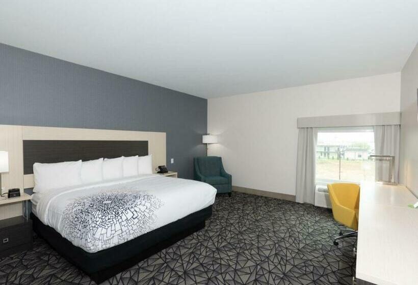 장애인을 위한 킹사이즈 침대 스탠다드 룸, La Quinta Inn & Suites By Wyndham Shorewood