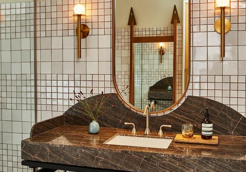 琮城市景观的豪华间, Downtown Los Angeles Proper Hotel, A Member Of Design Hotels