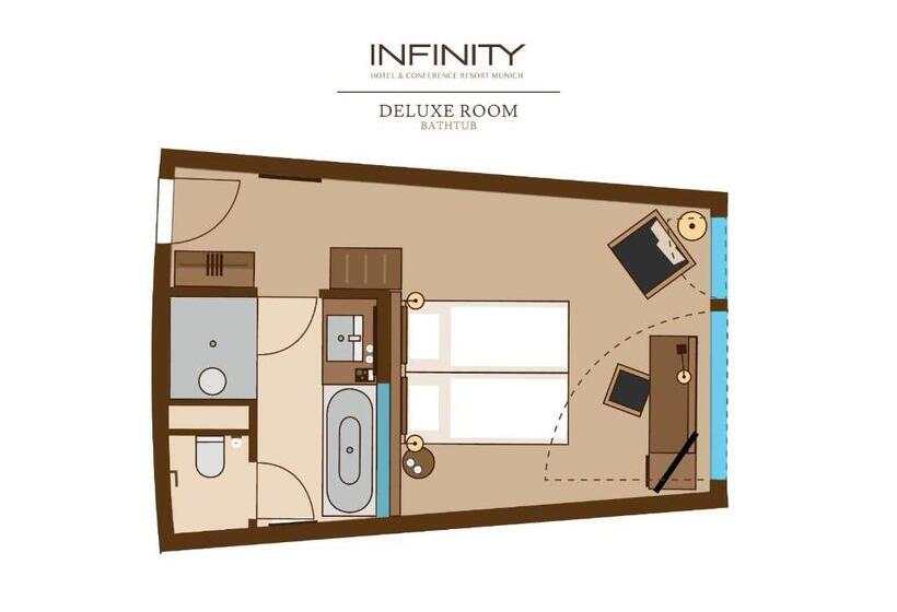 Номер Deluxe, Infinity Hotel & Conference Resort Munich