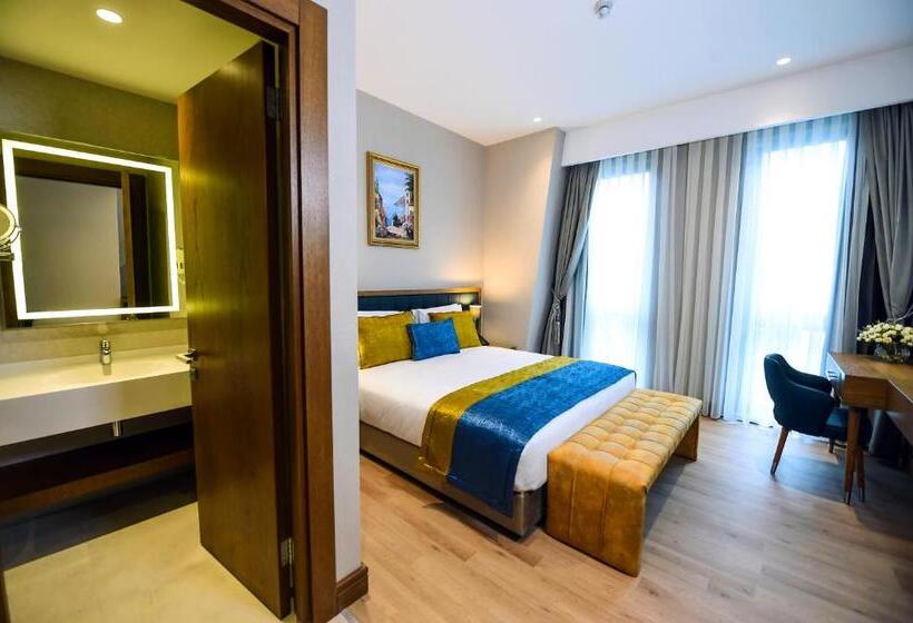琮城市景观的豪华间, Cher Hotel & Spa Istanbul Taksim