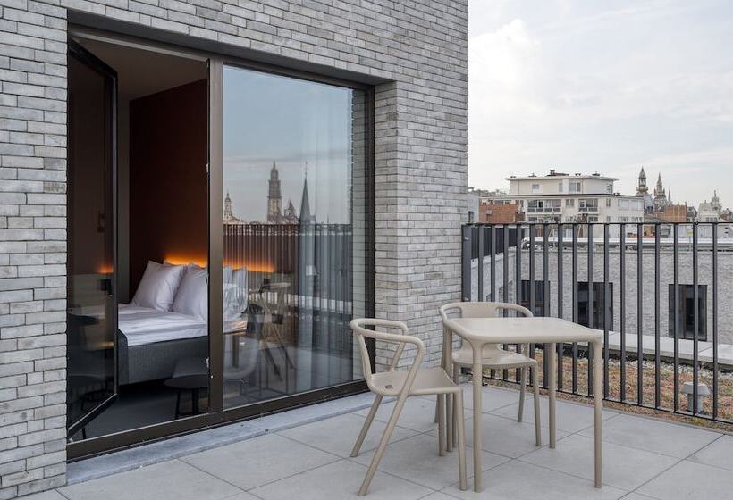 اتاق استاندارد با بالکن, Citybox Antwerp