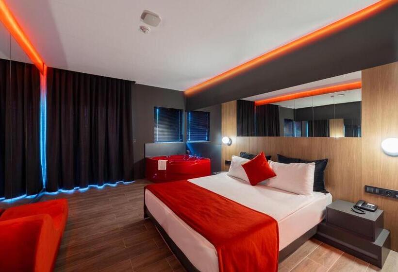 标准间带漩涡浴缸, Amon Hotels Belek   Adult Only