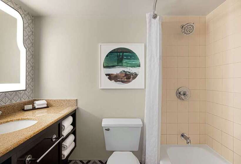 اتاق استاندارد با تخت بزرگ, Embassy Suites By Hilton Charlotte Concord Golf Resort & Spa